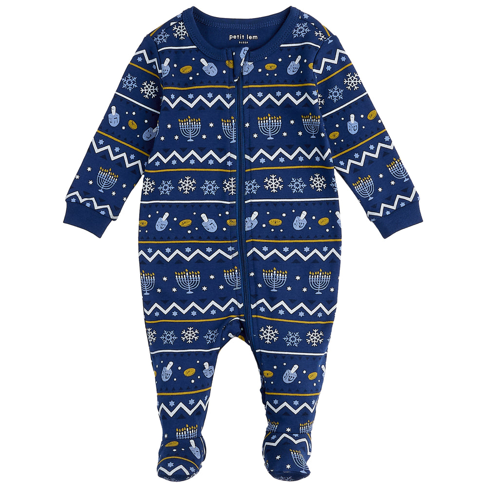 Hanukkah Fair Isle Sleeper