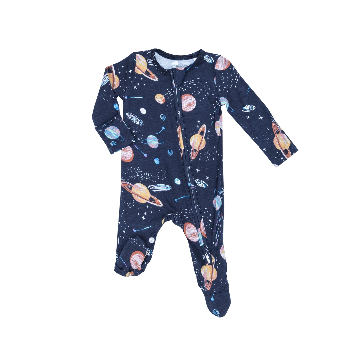 Solar System Zipper Footie