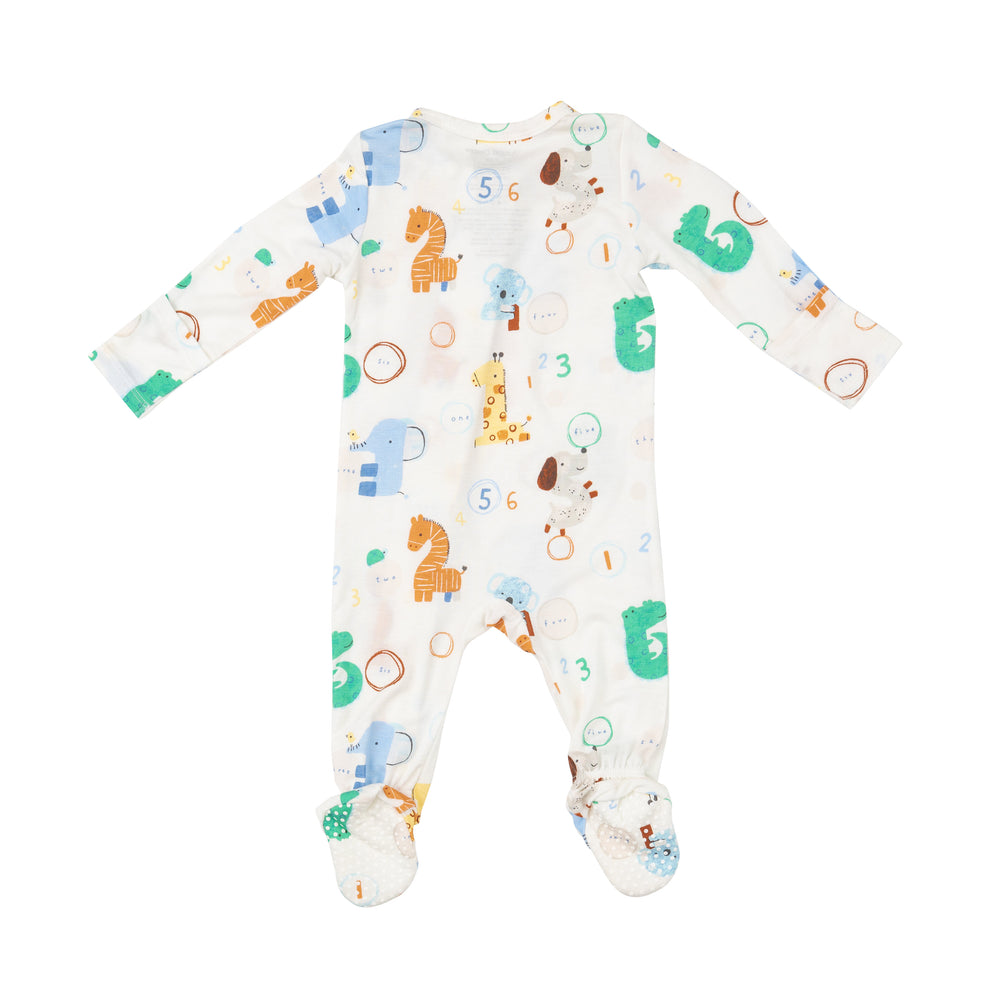 
                  
                    Animal Numbers Zipper Footie
                  
                