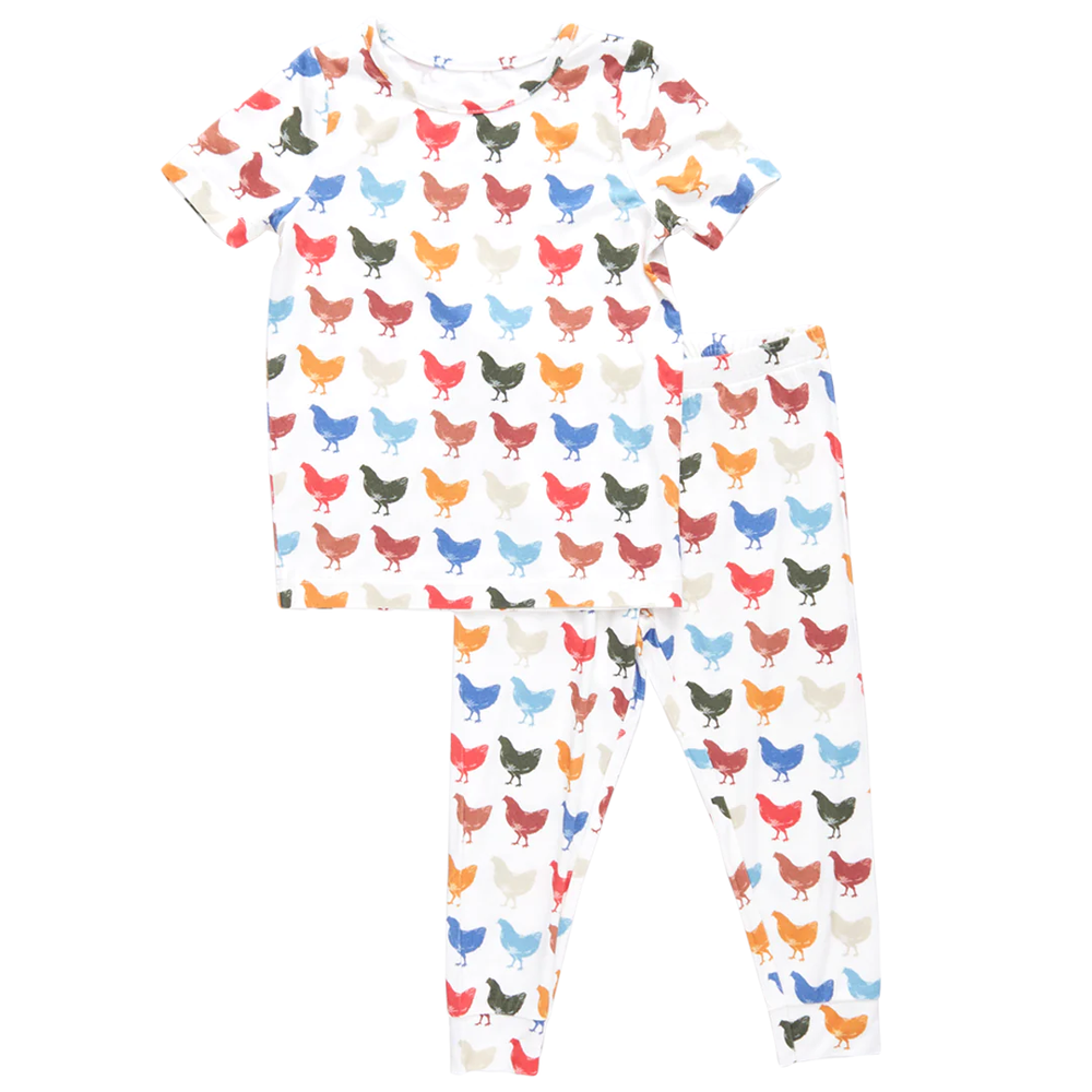 
                  
                    Rainbow Chickens PJ Set
                  
                