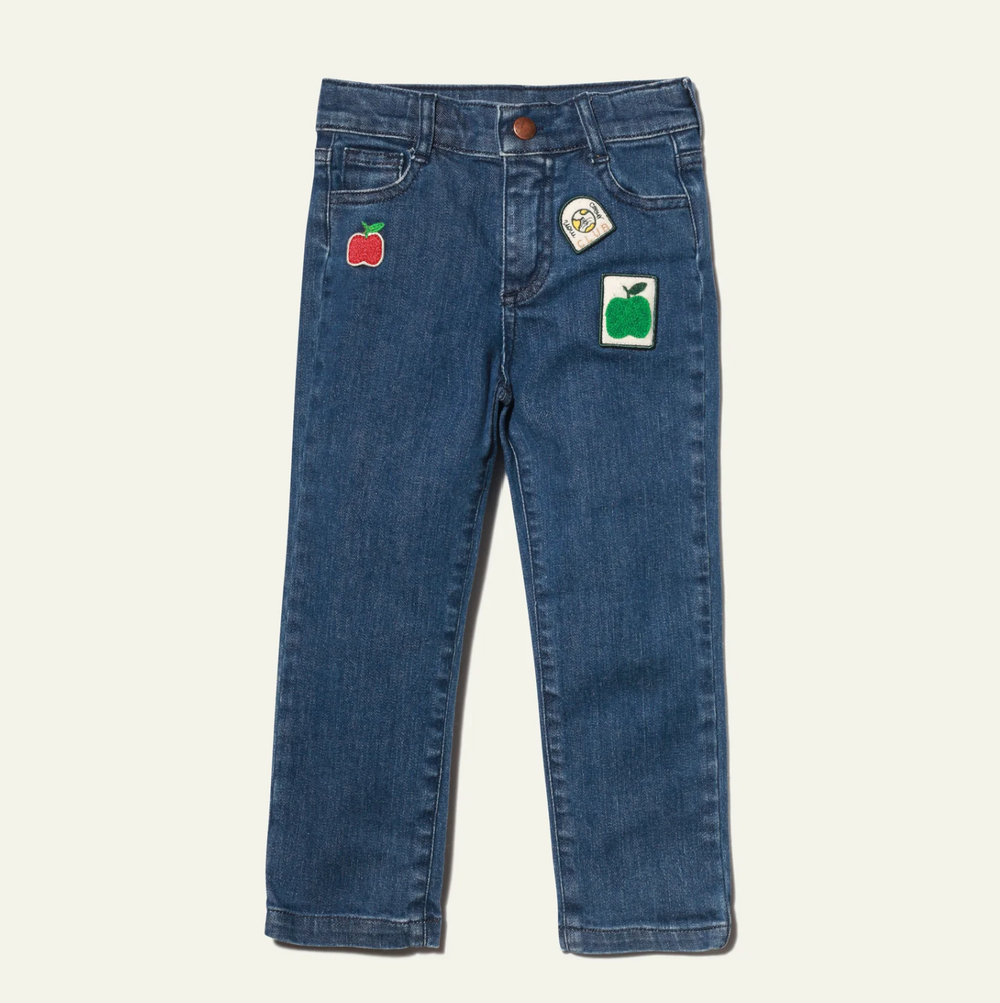 Apple Patch Denim Pant