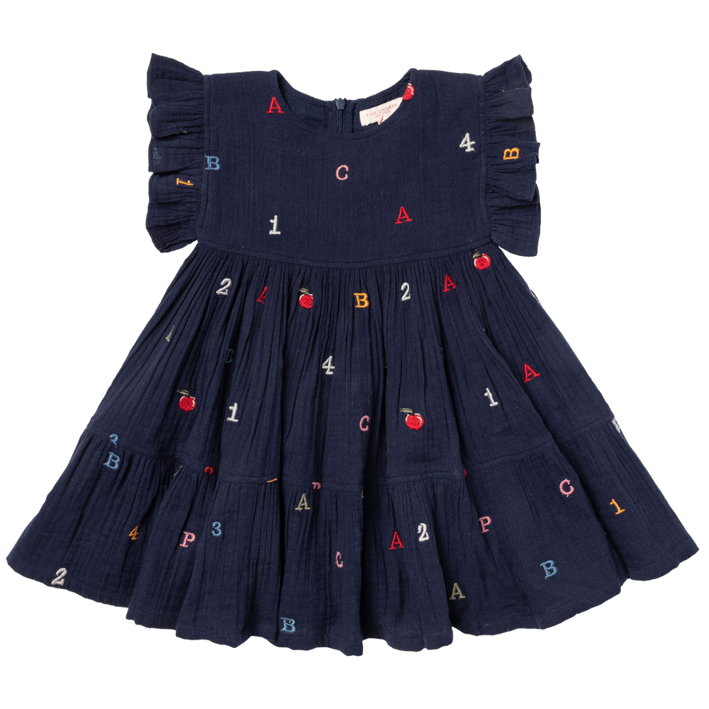 Alphabet Embroidery Kit Dress