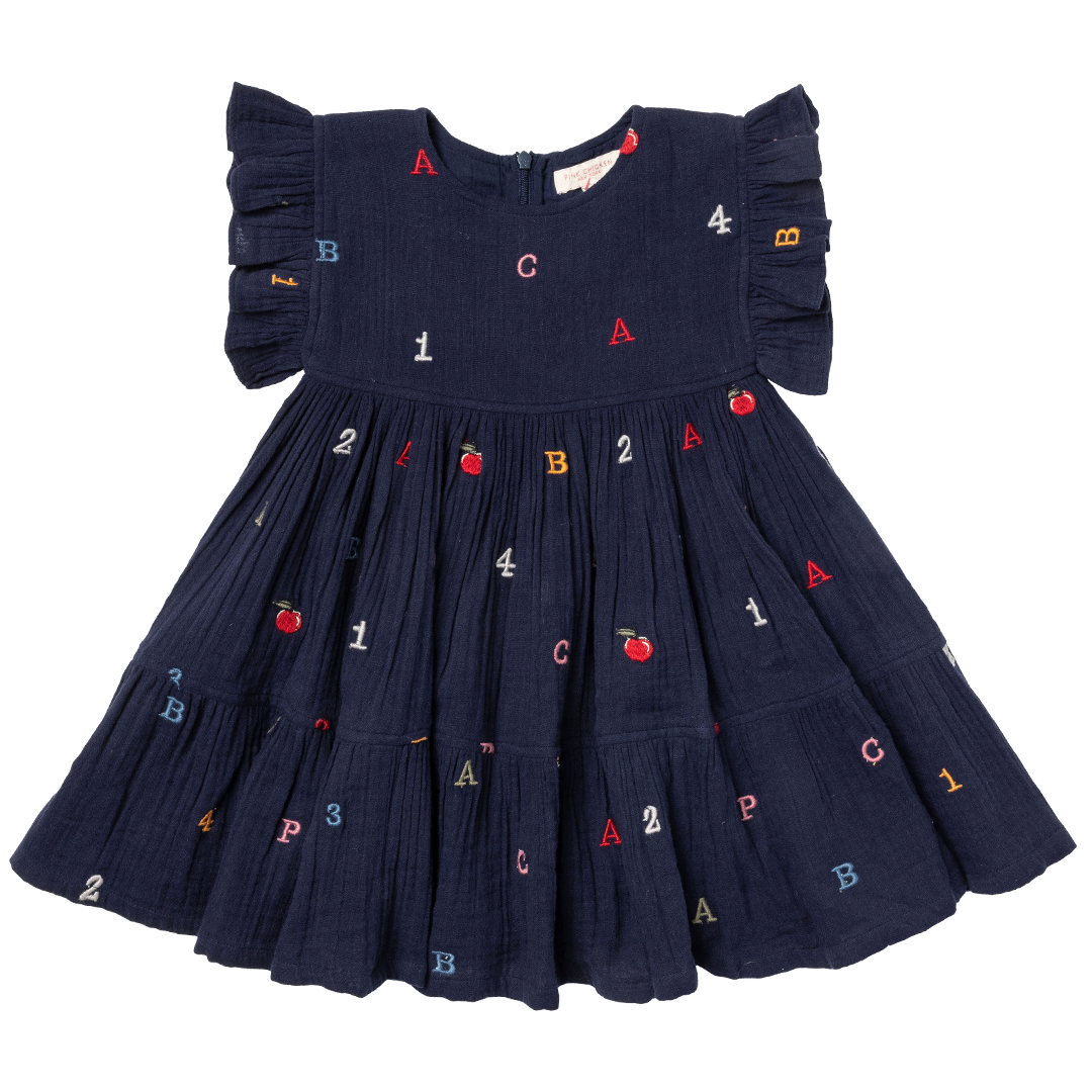 Alphabet Embroidery Kit Dress