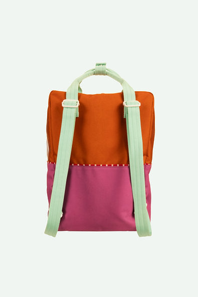 
                      
                        Large Backpack, Gravel Orange + Rosette Pink
                      
                    