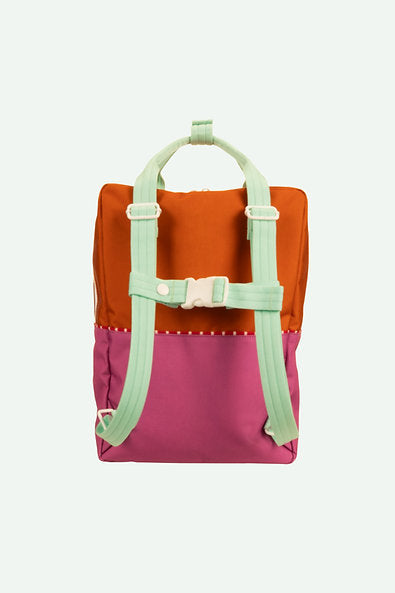 
                      
                        Large Backpack, Gravel Orange + Rosette Pink
                      
                    