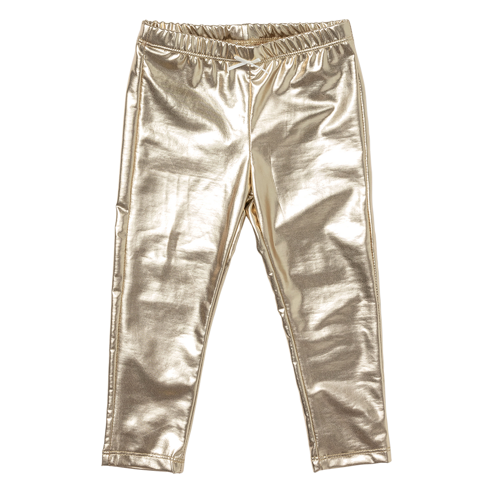 Gold Lame Legging