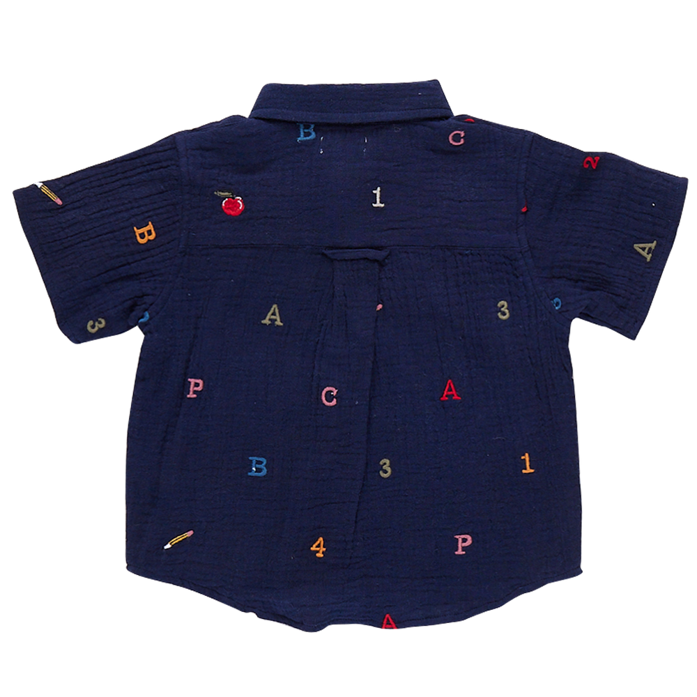 
                      
                        Alphabet Embroidery Jack Shirt
                      
                    