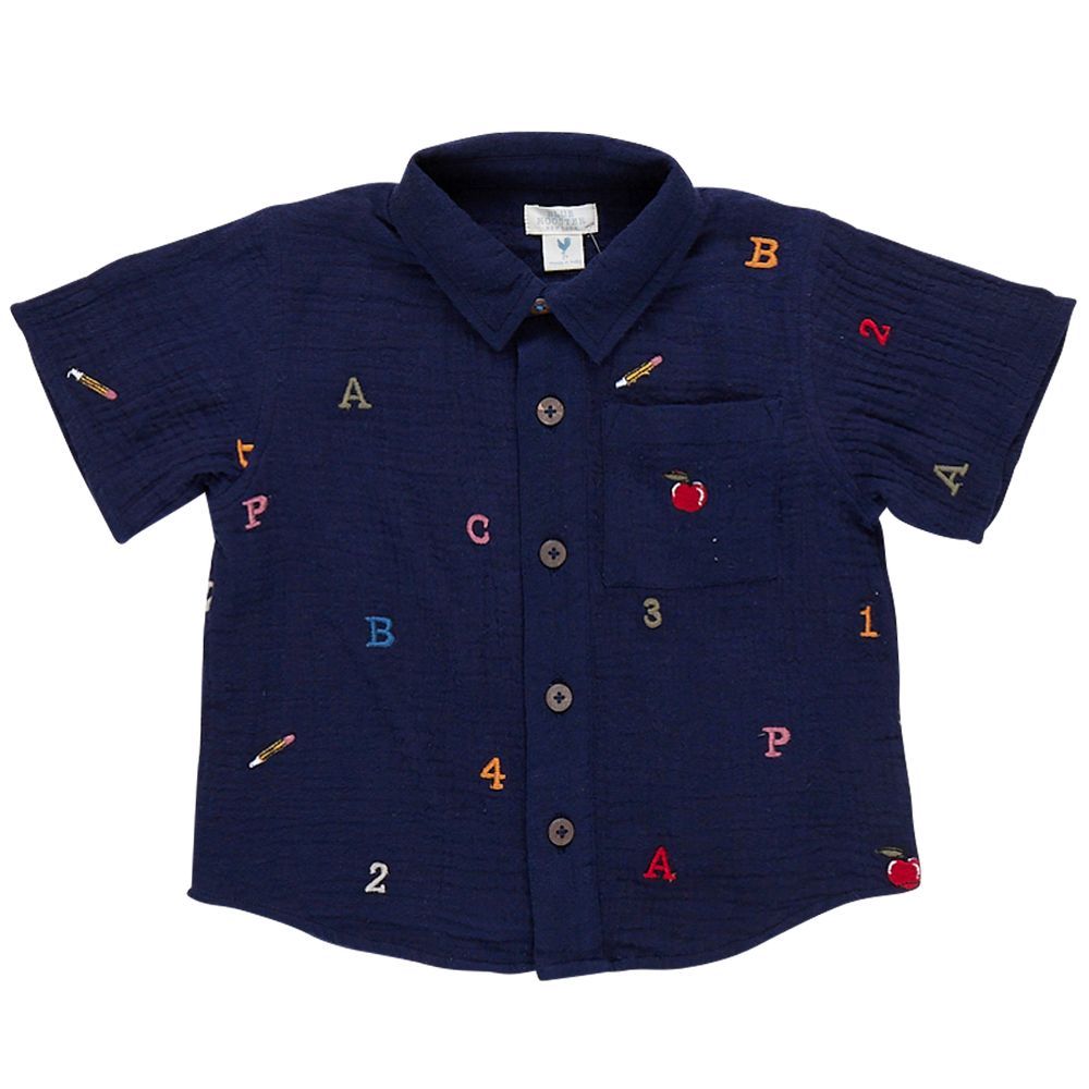 
                      
                        Alphabet Embroidery Jack Shirt
                      
                    