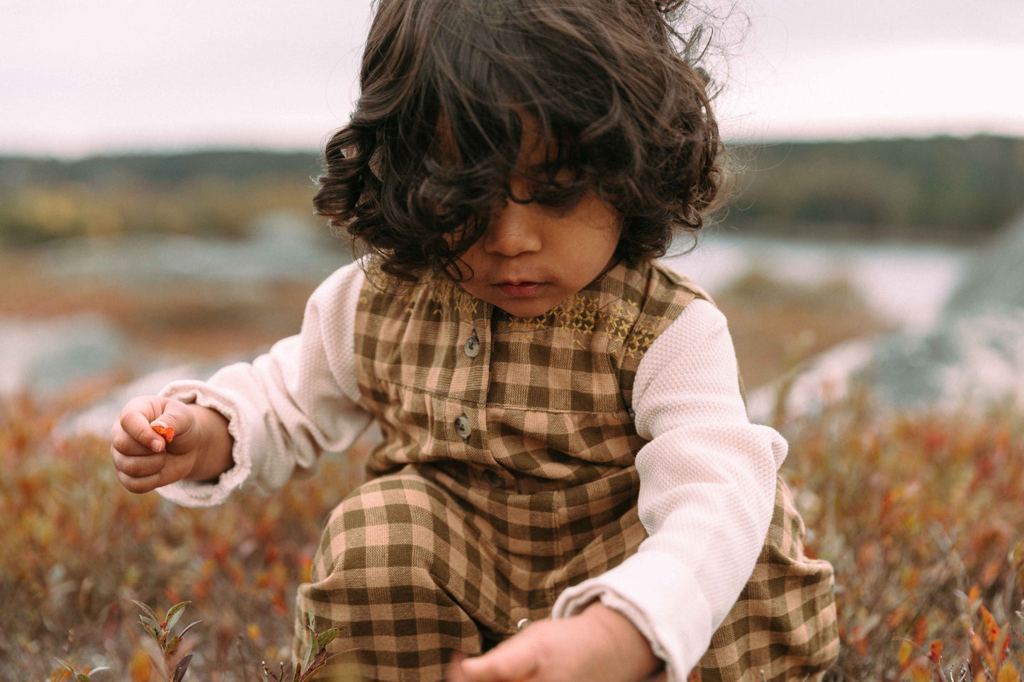 Green Gingham Jumper