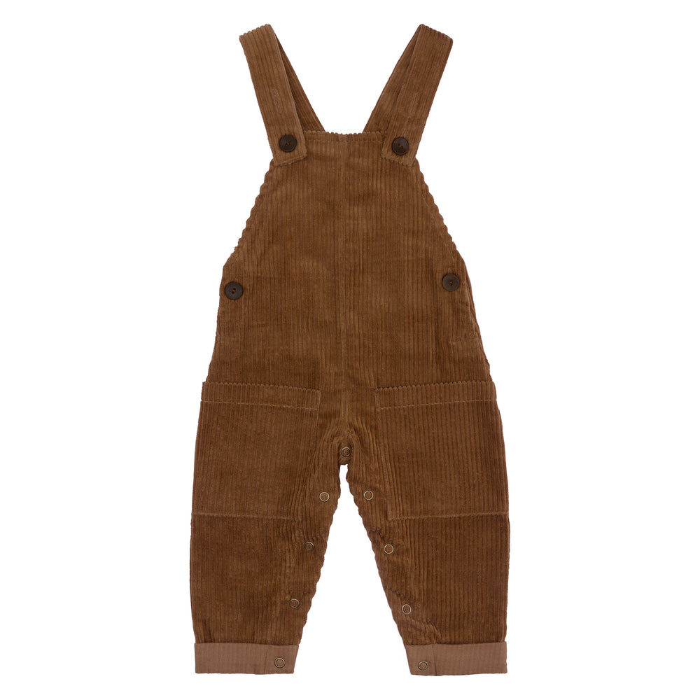 
                      
                        Organic Corduroy Overalls, Toffee
                      
                    