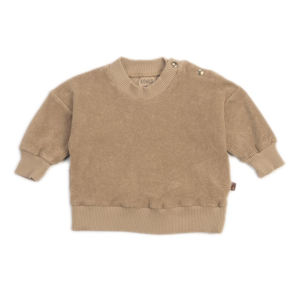 Organic Terry Sweatshirt, Fawn – Bree Kids